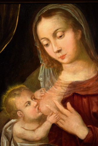 La Vierge du Lait - Maître italien du XVIIe siècle - Louis XIII